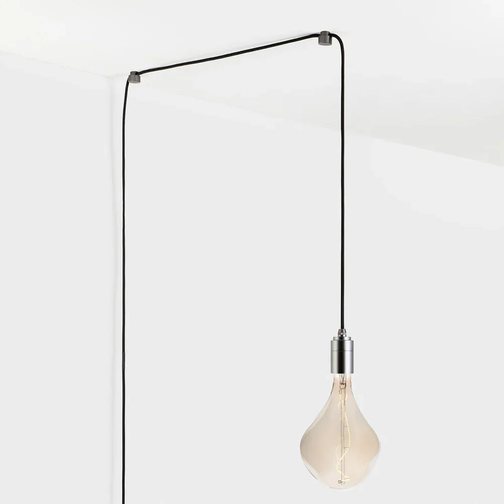 Voronoi II Plug in pendant Graphite still 1