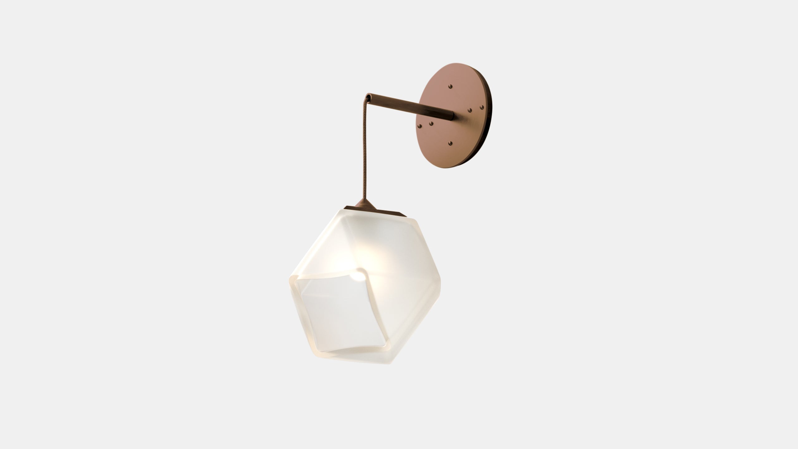 WELLES HANGING Sconce Bronze   Alabaster
