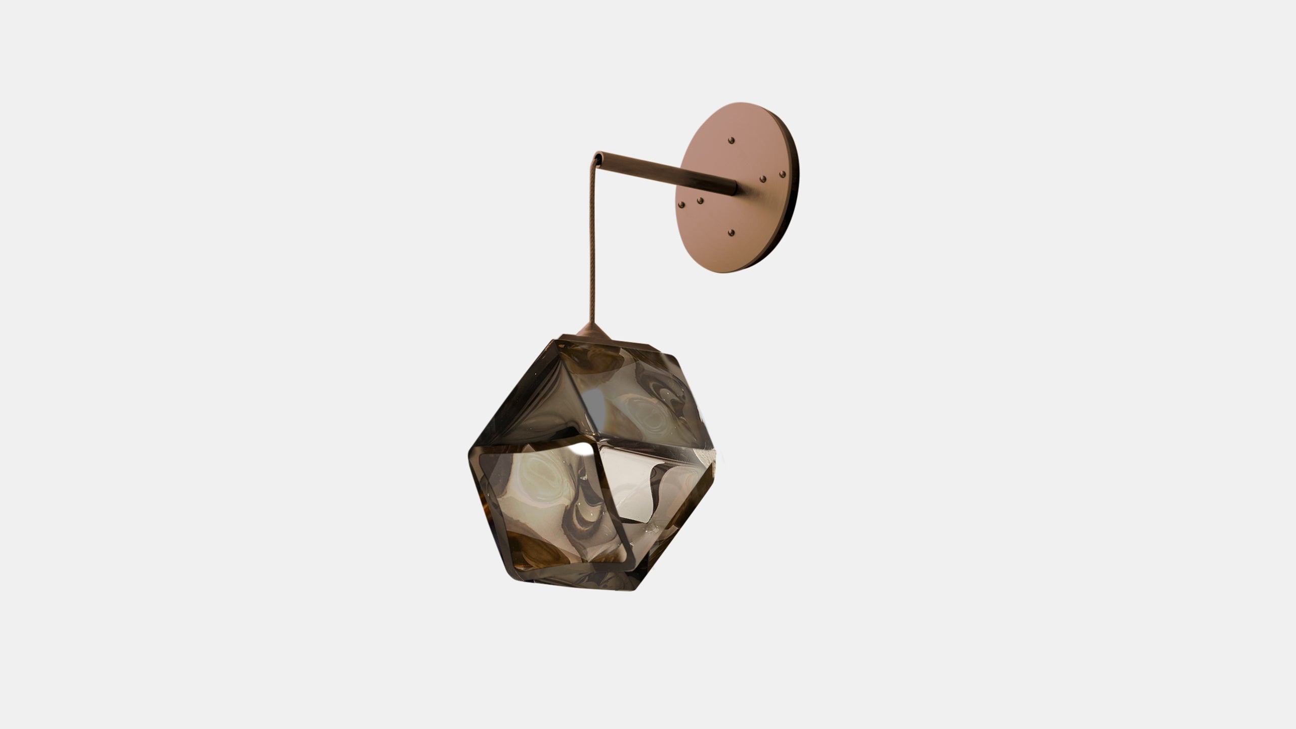 WELLES HANGING Sconce Bronze   Smoked
