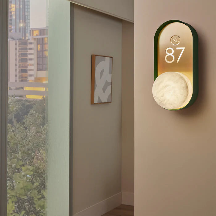 Windermere Alabaster Wall Light Signage