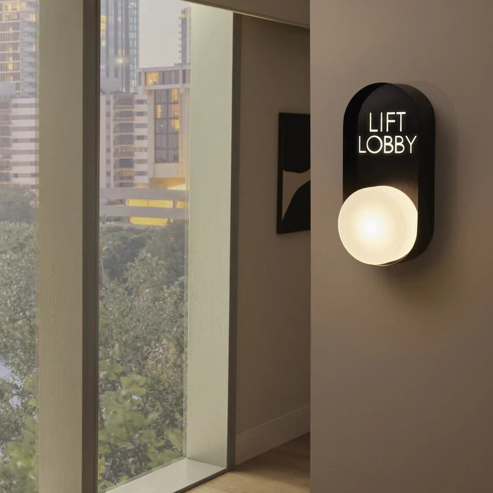 Windermere Opal Wall Light Signage