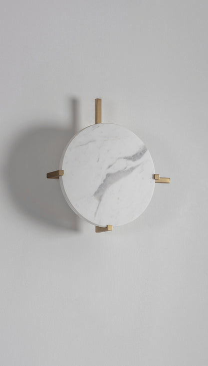 Disc Wall Light, side view.