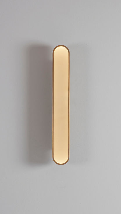 Capsule Wall Light bronze, front view on.