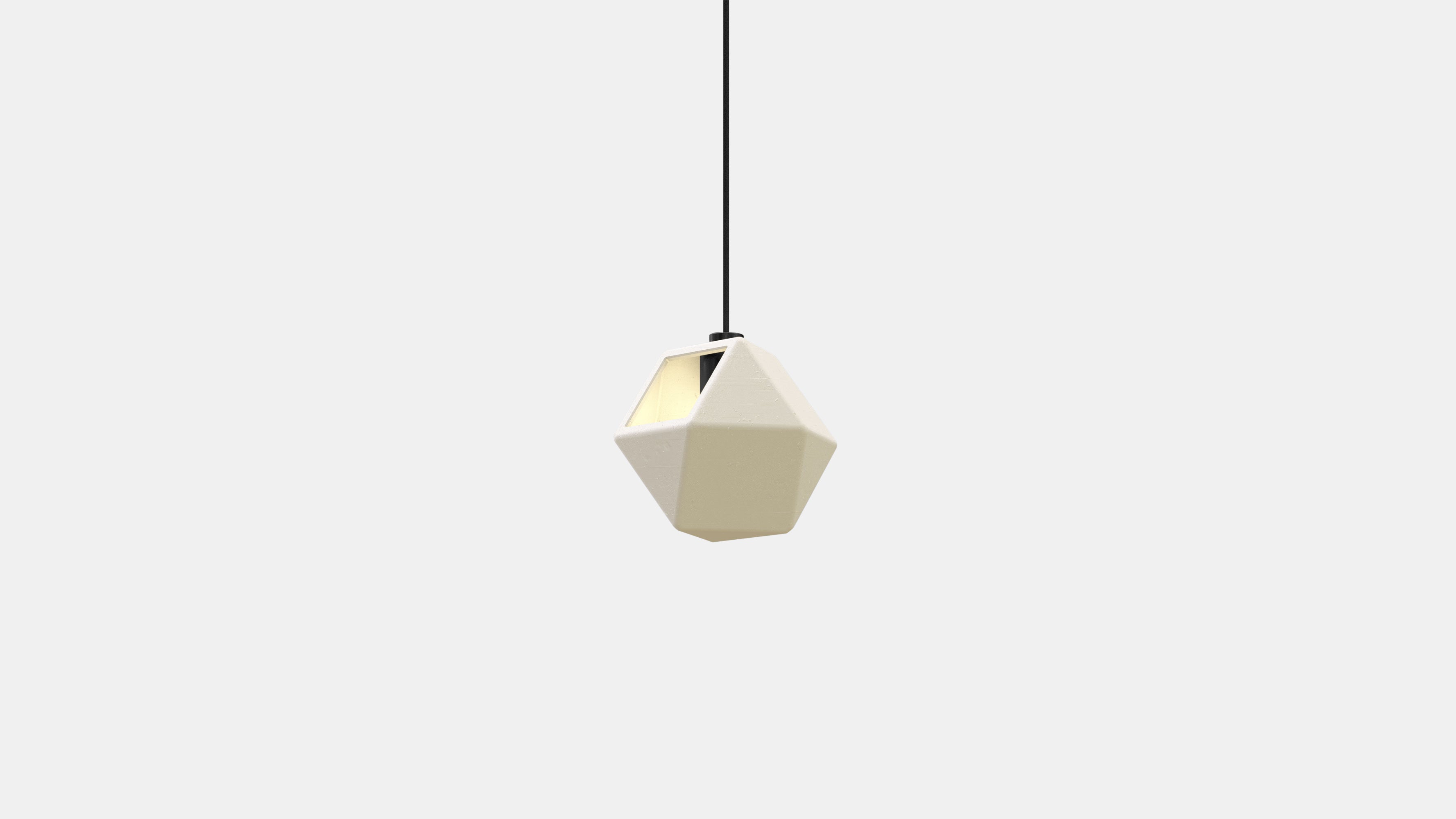 Welles Small Pendant KH Blackened Steel