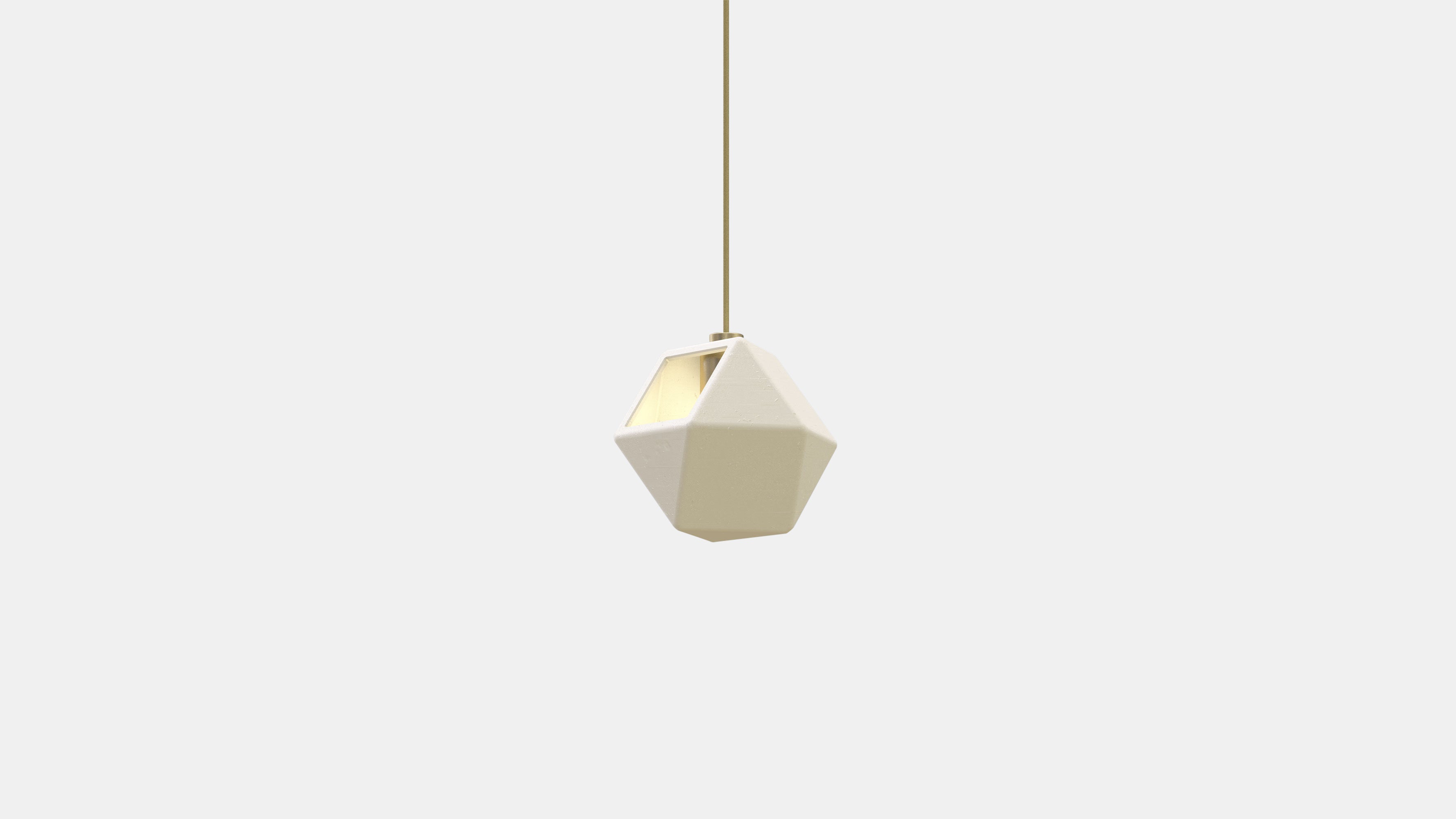 Welles Small Pendant KH Brass