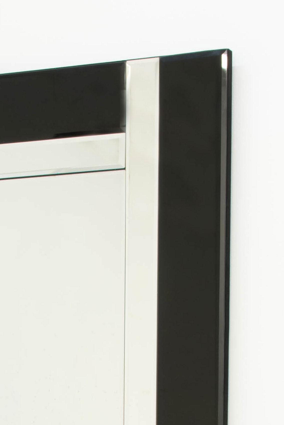Sleek Black Framed Full Length Mirror - 174 x 85 CM-4