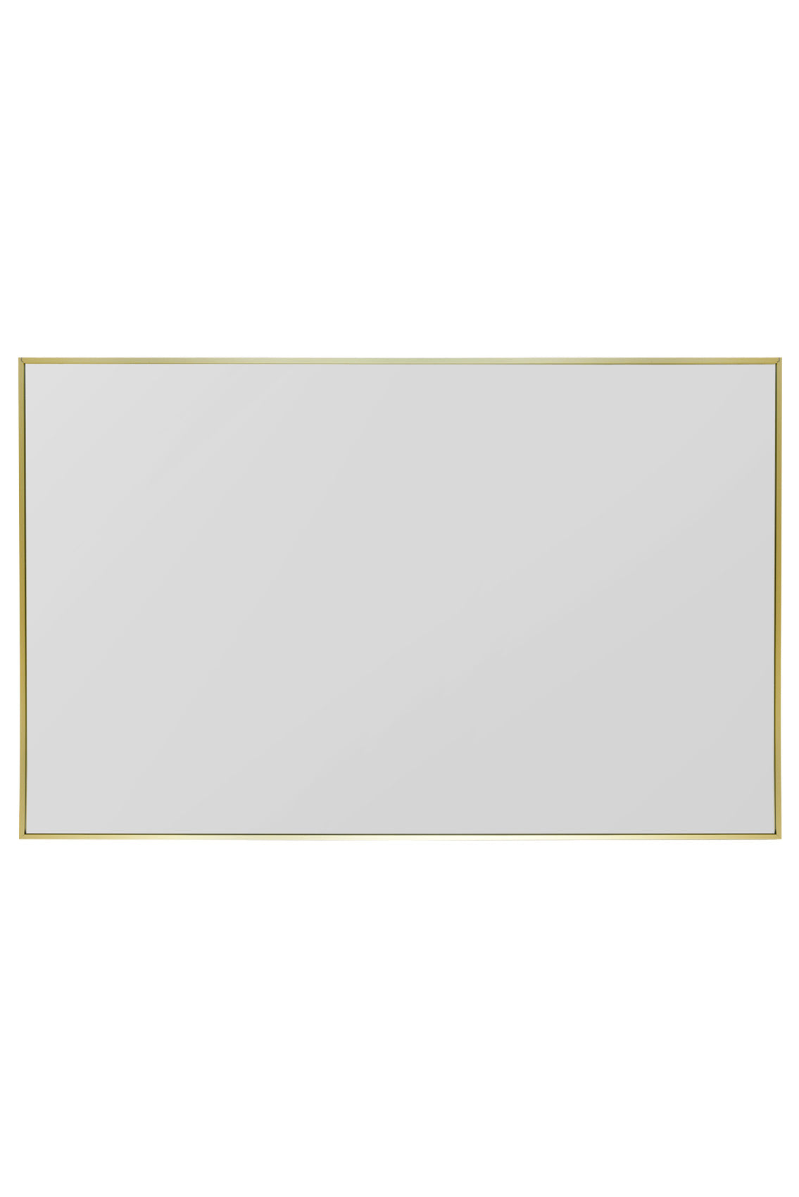 The Luxe - Gold Trimmed Leaning Wall Mirror 68" X 43" (174CM X 110CM)-4