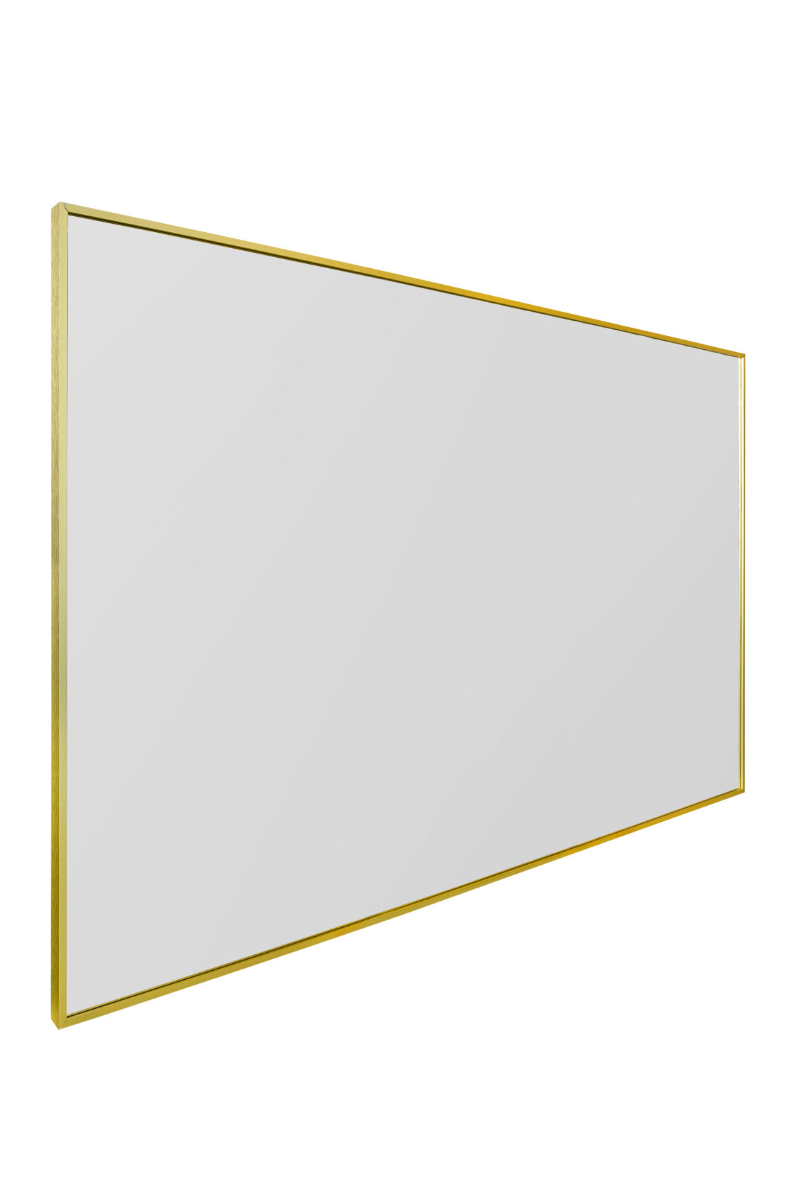 The Luxe - Gold Trimmed Leaning Wall Mirror 68" X 43" (174CM X 110CM)-5