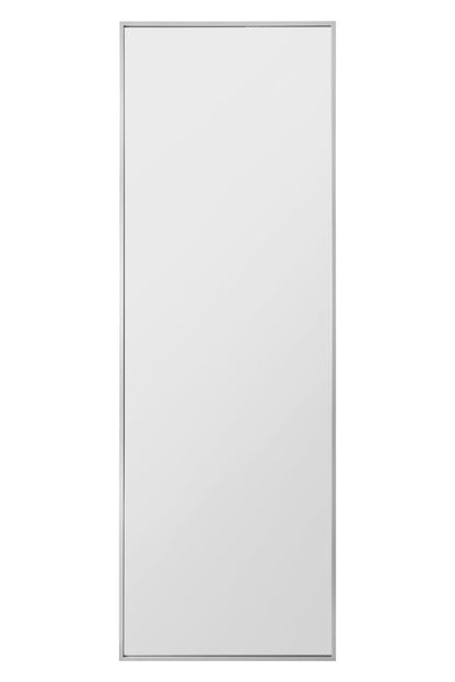 Artus Cheval Mirror with Silver Aluminium Frame - 67" x 23" (170CM x 58CM)-2