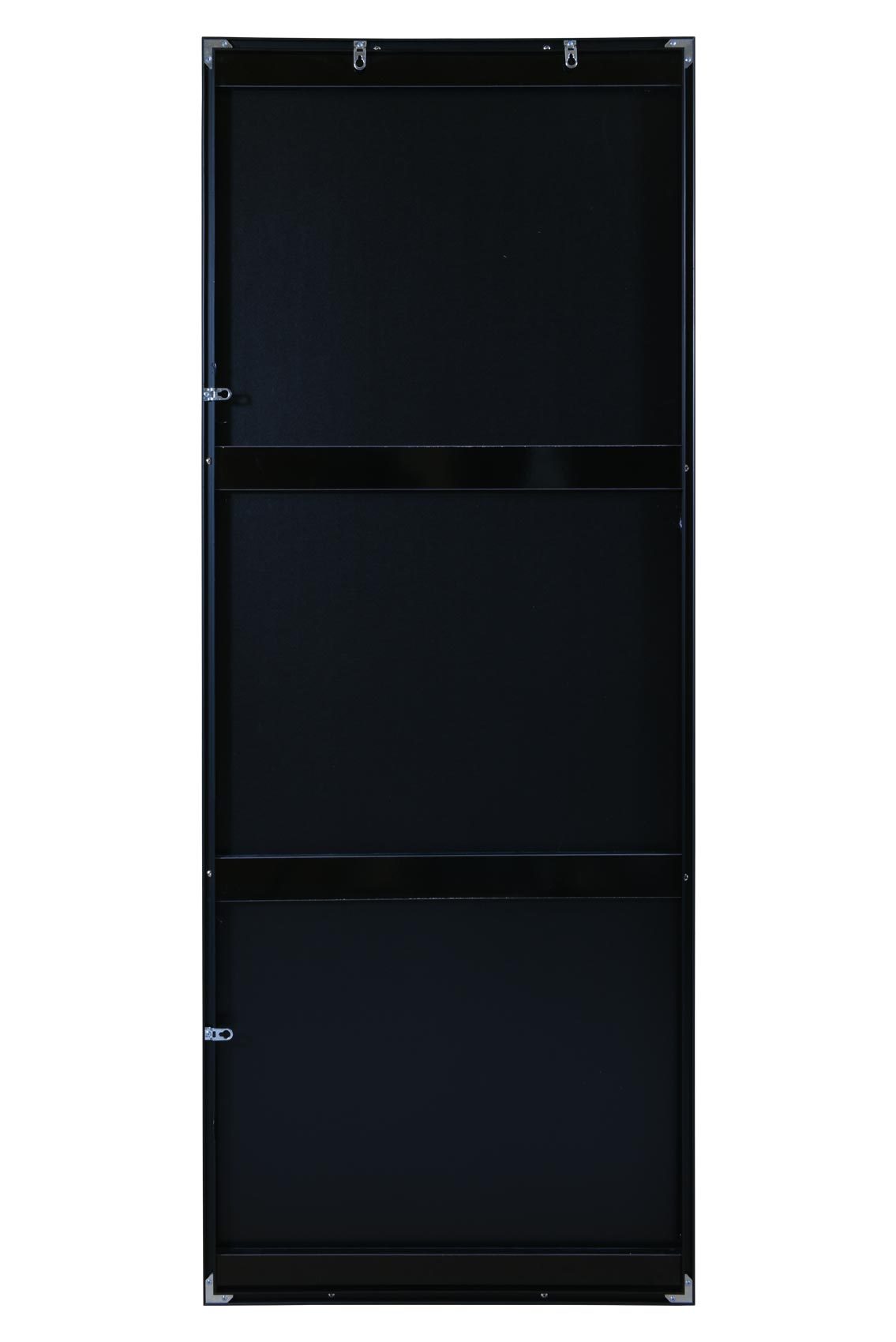 The Artus - Sleek Black Aluminium Framed Wall Mirror 4ft11 x 2ft (150CM x 60CM)-5