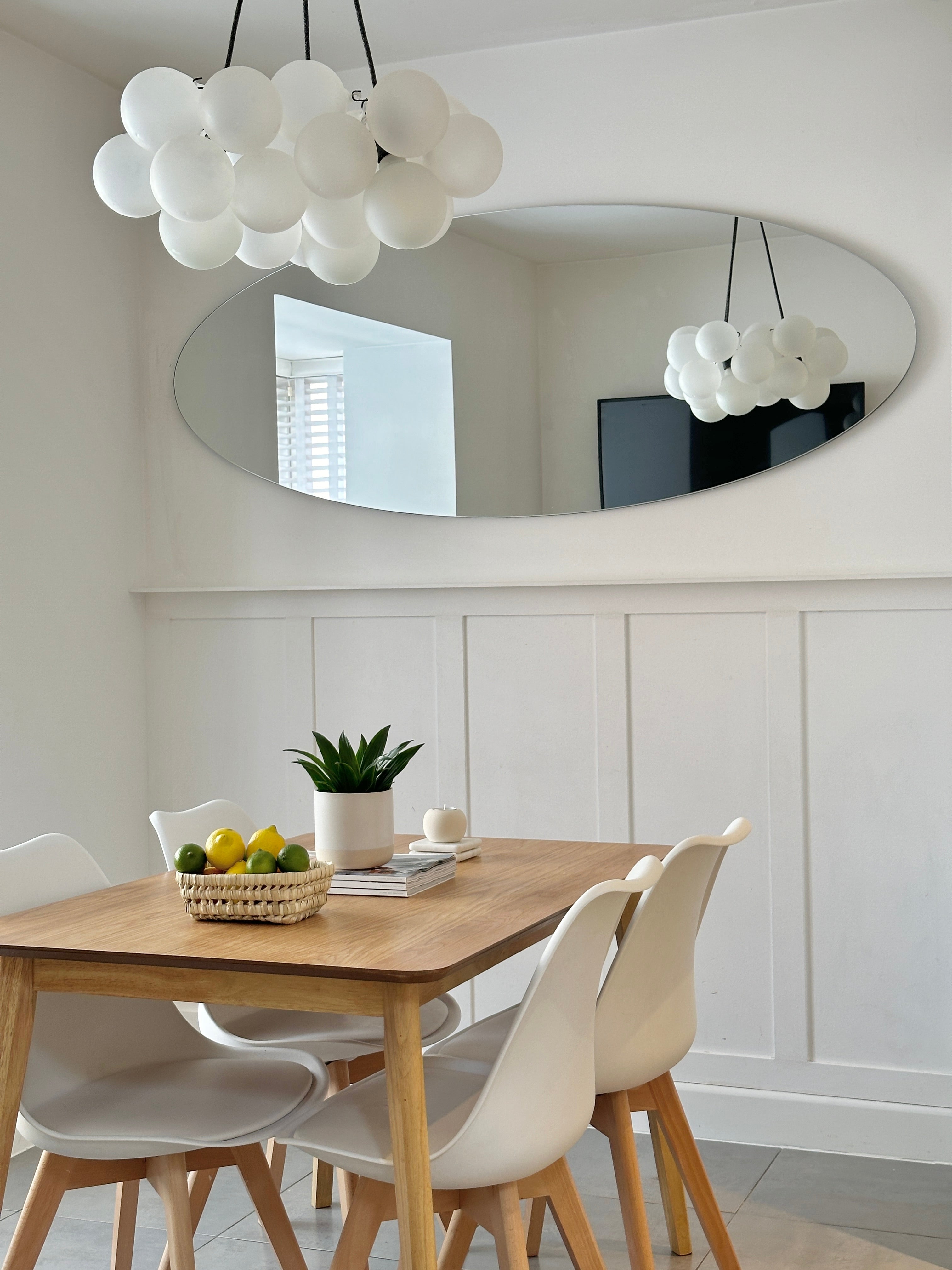 Sleek Black Framed Full Length Mirror - 174 x 85 CM-7