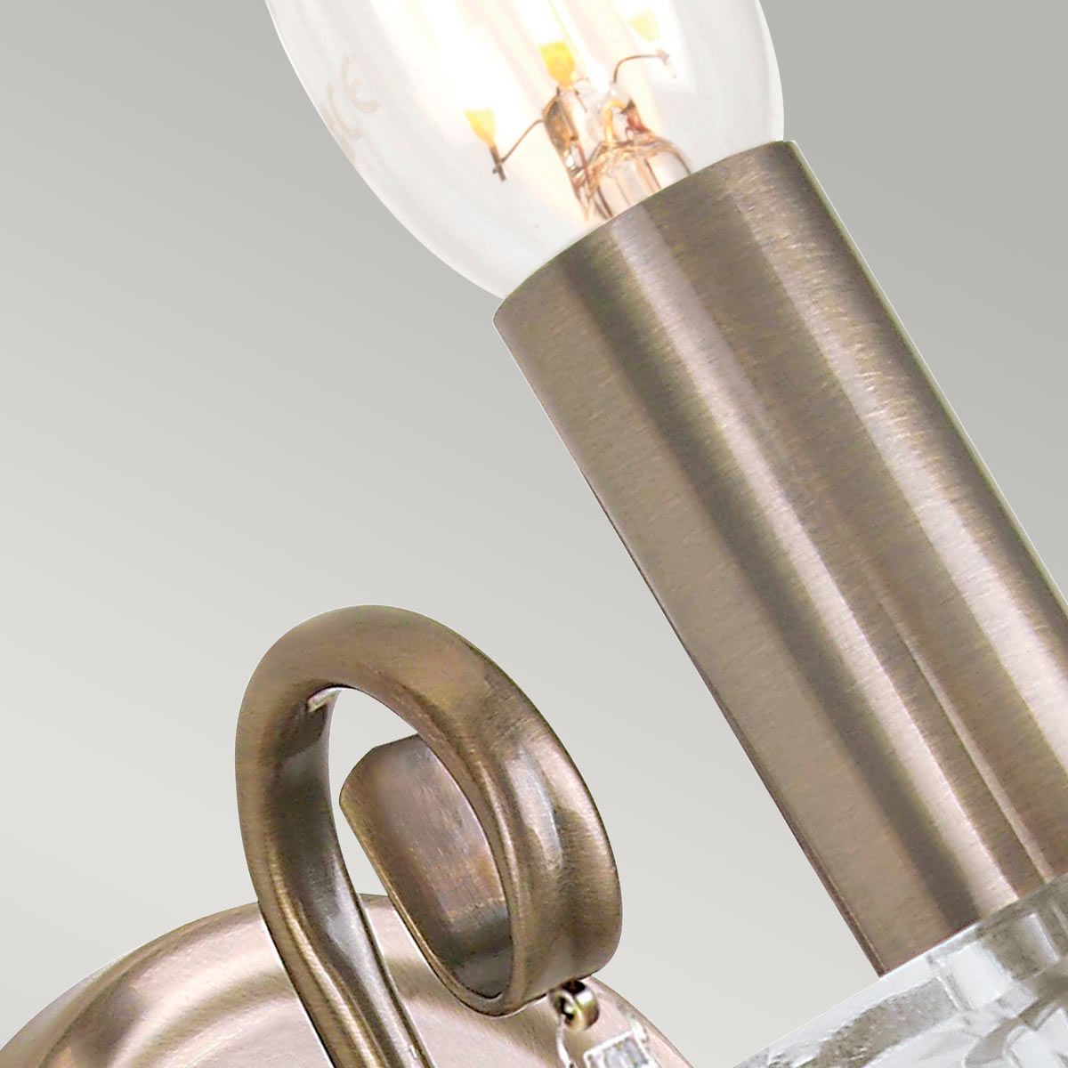 Aegean Light Wall Light in Aged Brass