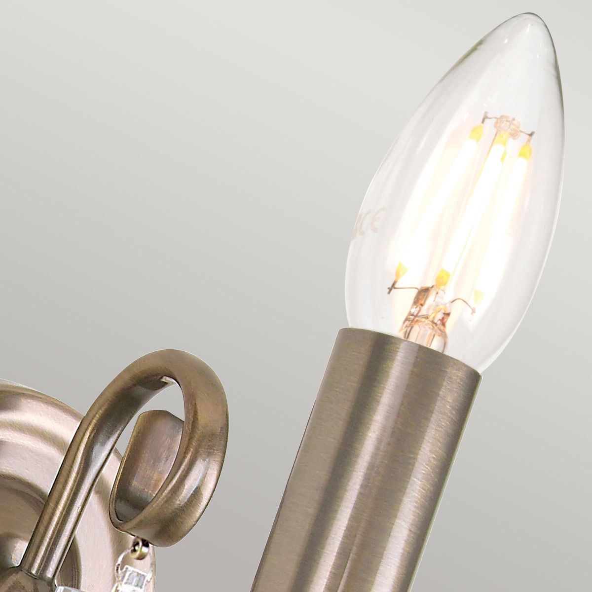 Aegean Light Wall Light in Aged Brass