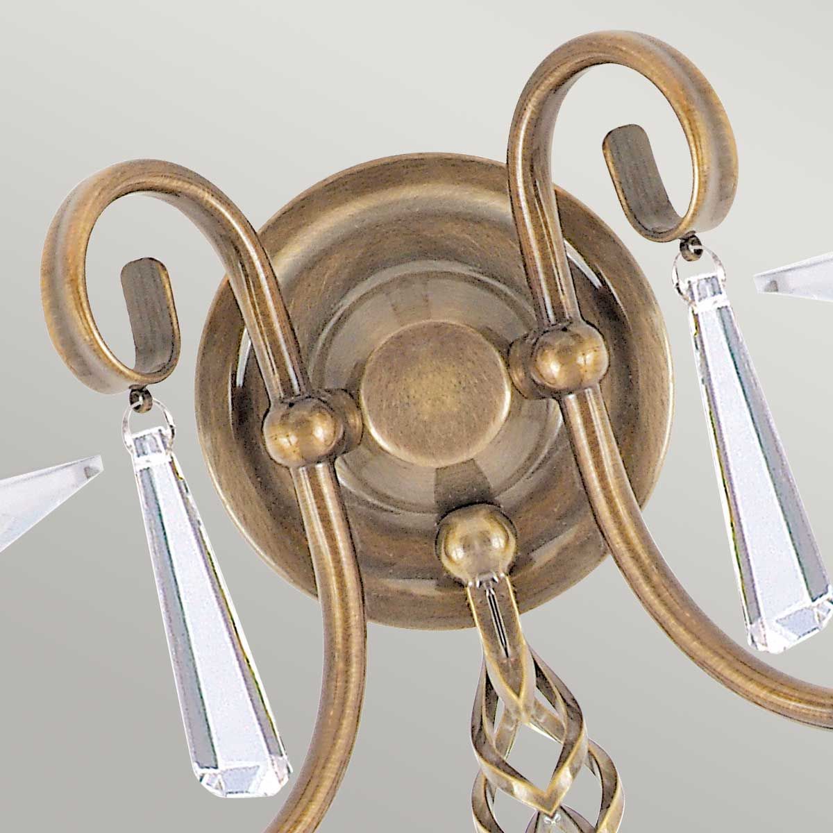 Aegean Light Wall Light in Aged Brass