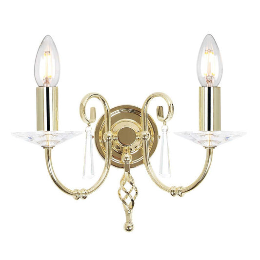 Aegean Light Wall Light in Polished Brass