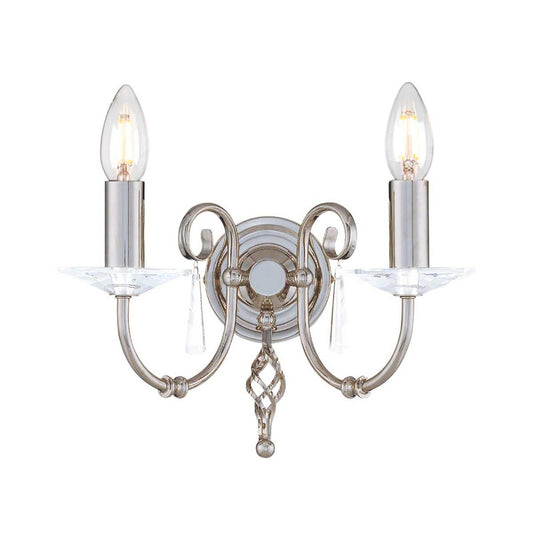 Aegean Light Wall Light in Polished Nickel