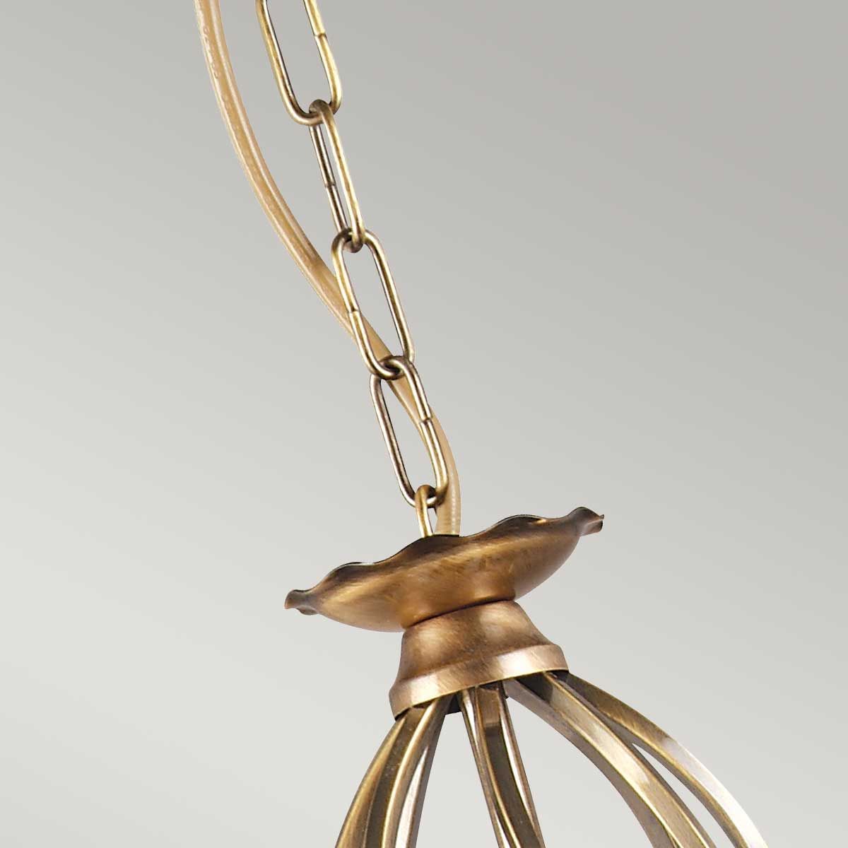 Aegean Light Chandelier in Aged Brass