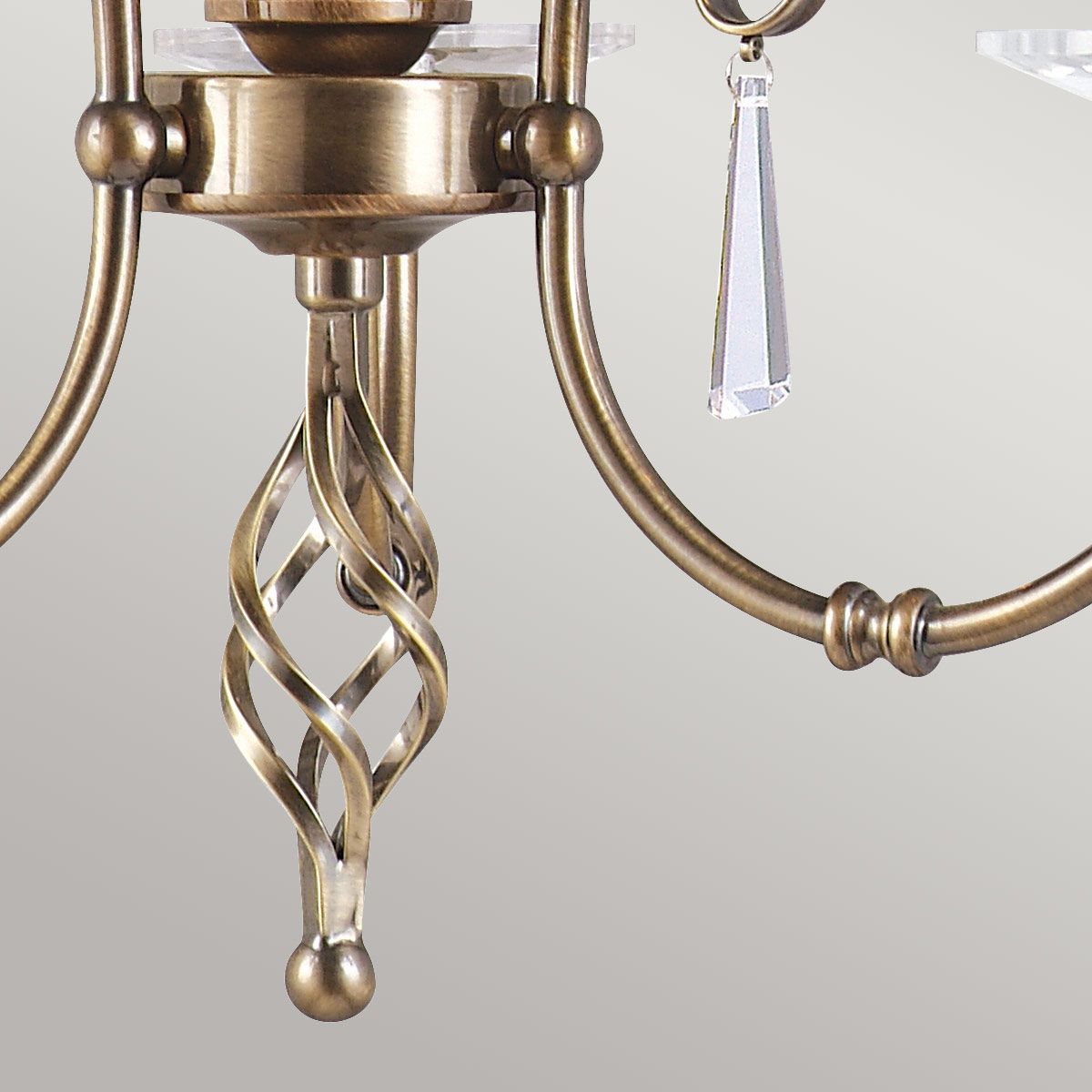 Aegean Light Chandelier in Aged Brass