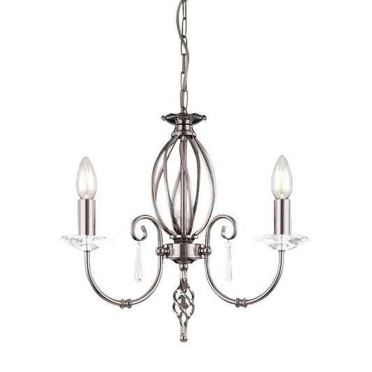 Aegean Light Chandelier in Polished Nickel