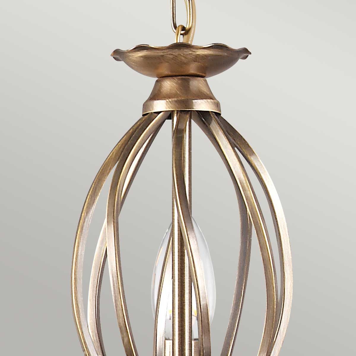 Aegean Light Chandelier in Aged Brass