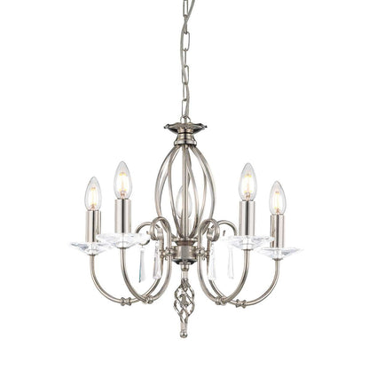 Aegean Light Chandelier in Polished Nickel