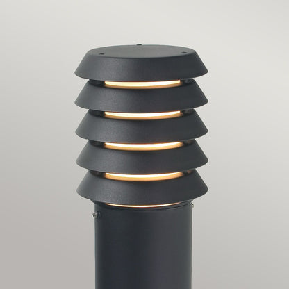 Alta In Light Large Bollard In Black