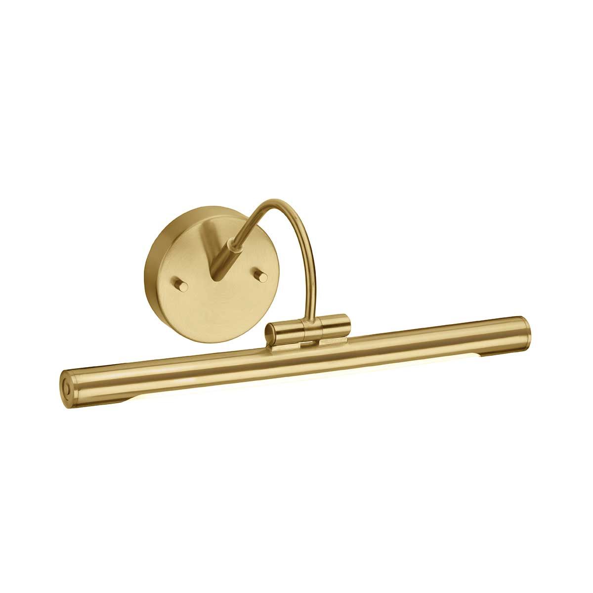 Alton in Light Small LED Picture Light in Brushed Brass