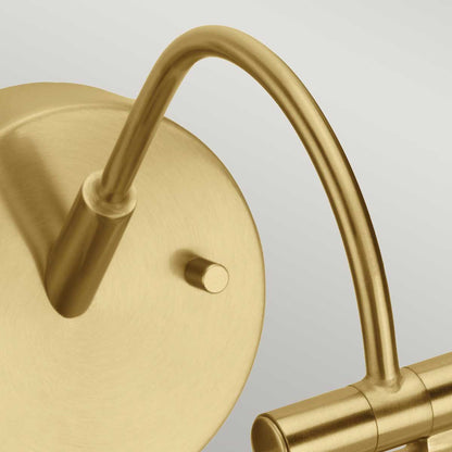 Alton in Light Small LED Picture Light in Brushed Brass