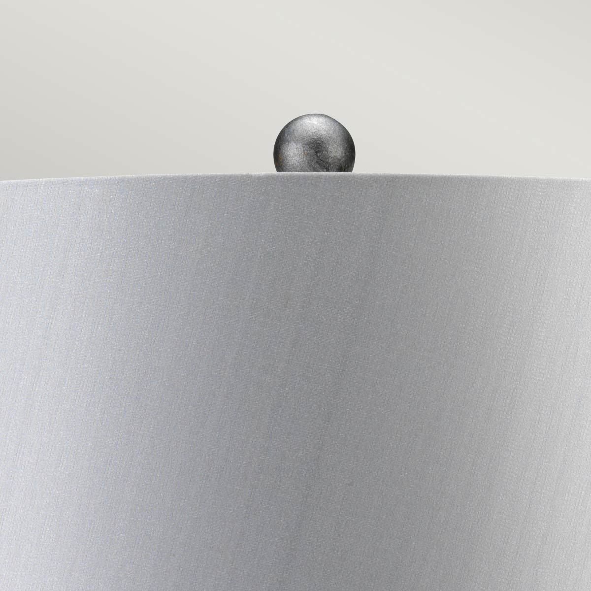 Amarilli Light Table Lamp in Silver Shade in Black with Silver Patina