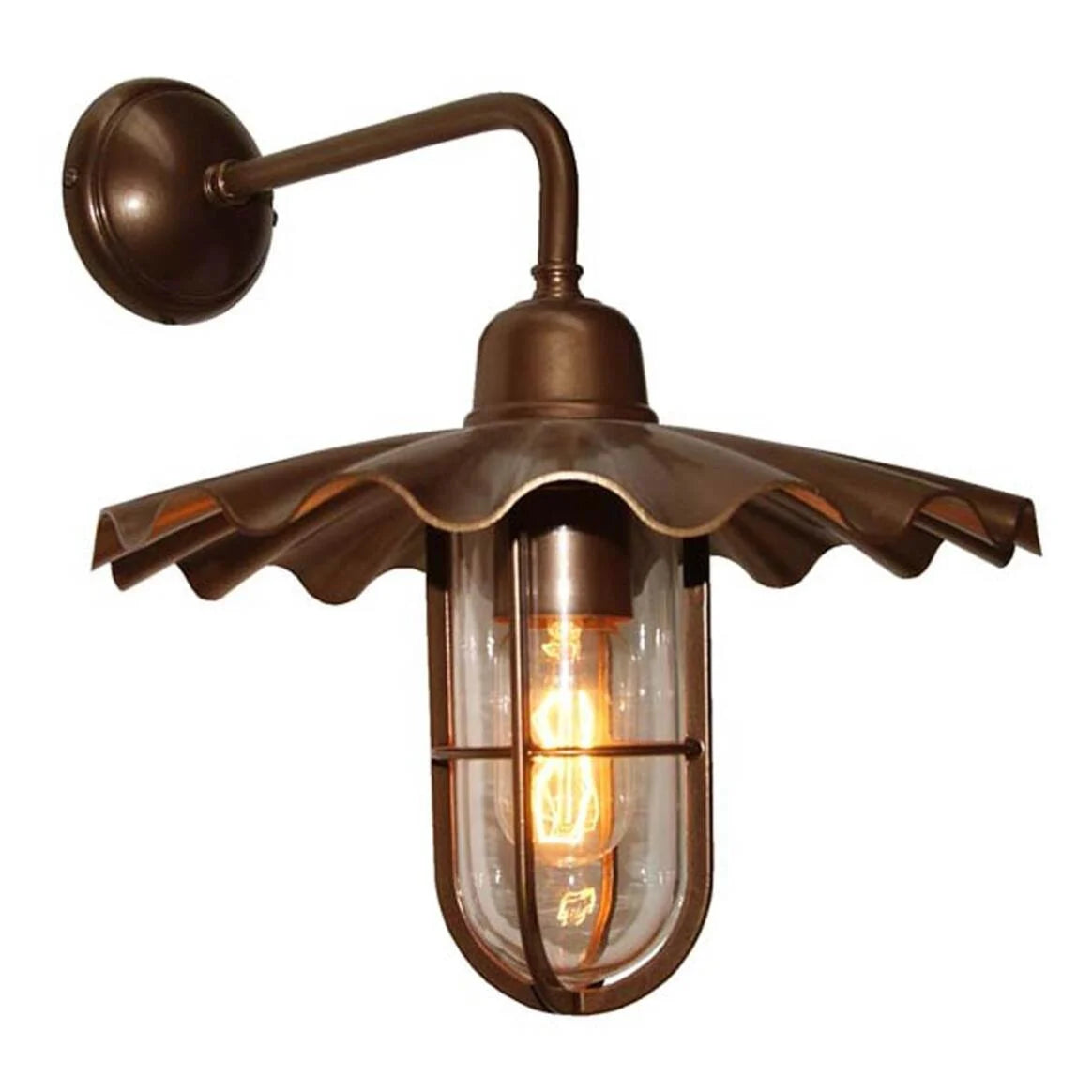 Ardle A well glass wall light 30cm