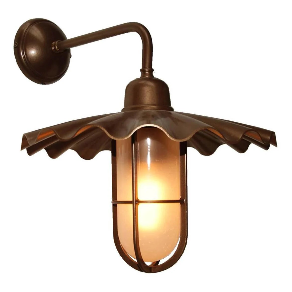 Ardle A well glass wall light 30cm