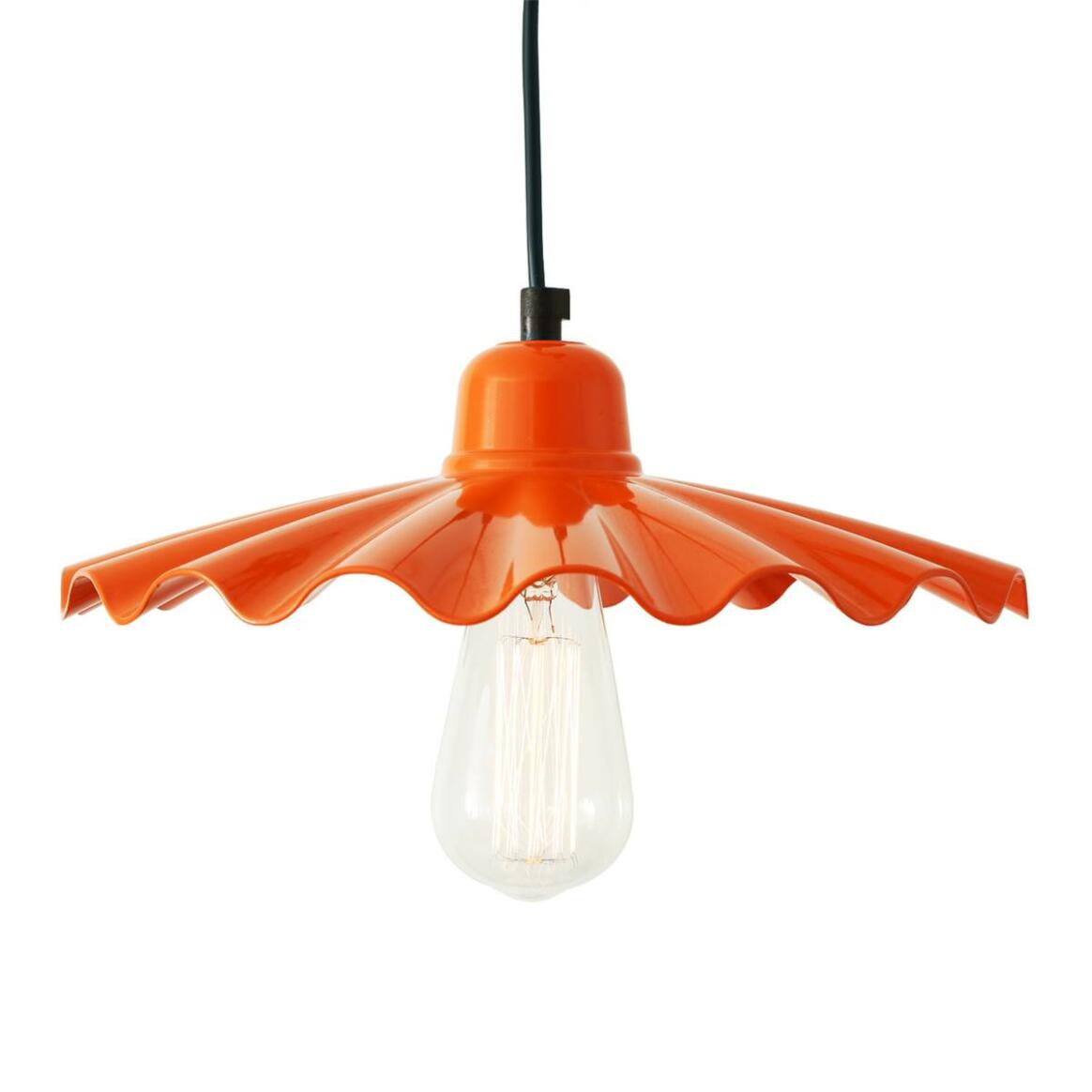 Ardle Ripple Shade Factory Pendant Light 30cm