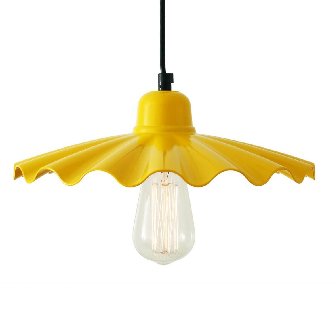 Ardle Ripple Shade Factory Pendant Light 30cm