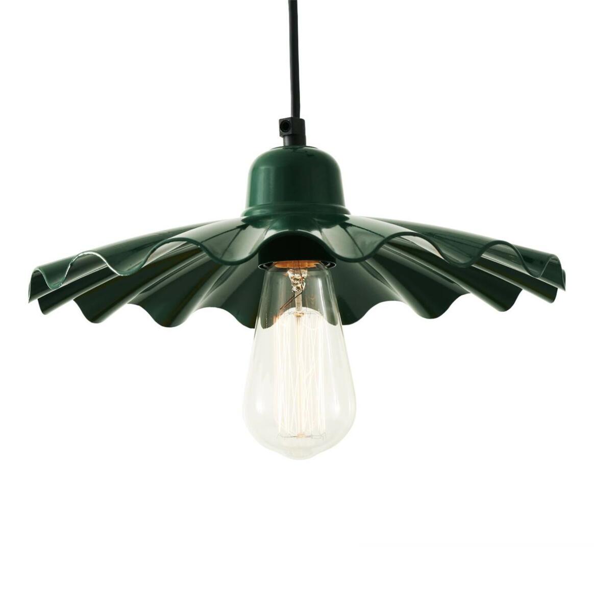 Ardle Ripple Shade Factory Pendant Light 30cm