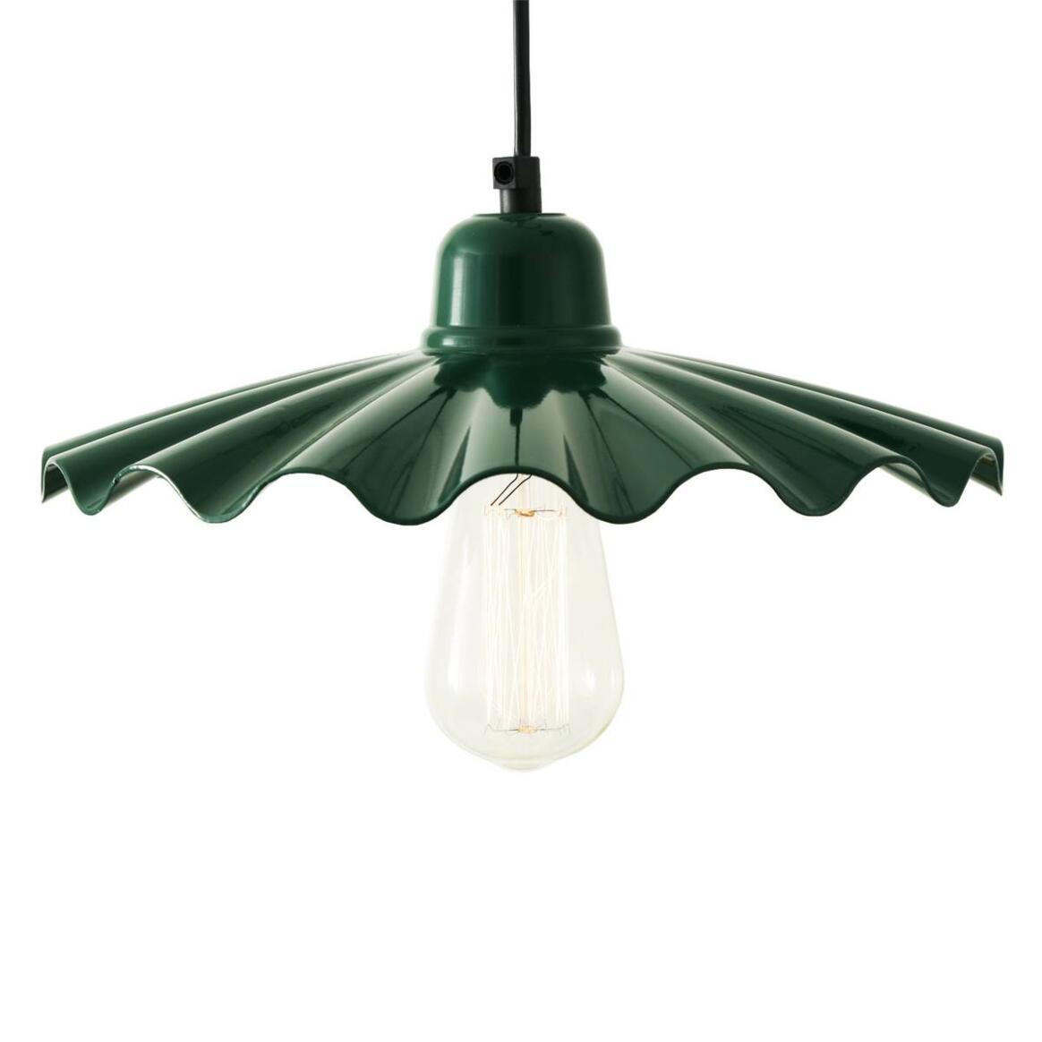 Ardle Ripple Shade Factory Pendant Light 30cm