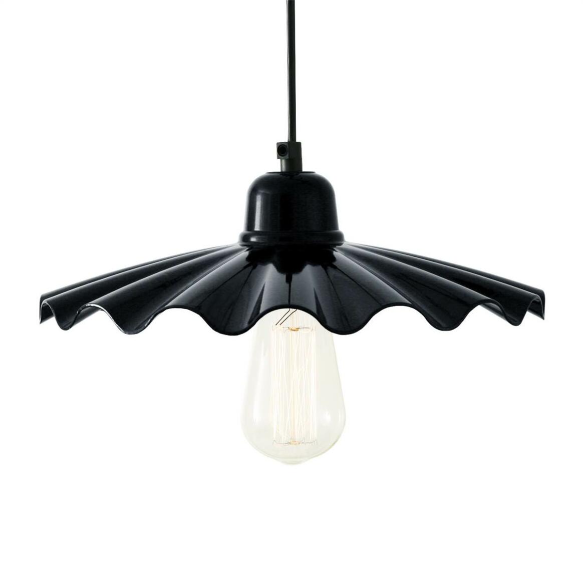 Ardle Ripple Shade Factory Pendant Light 30cm