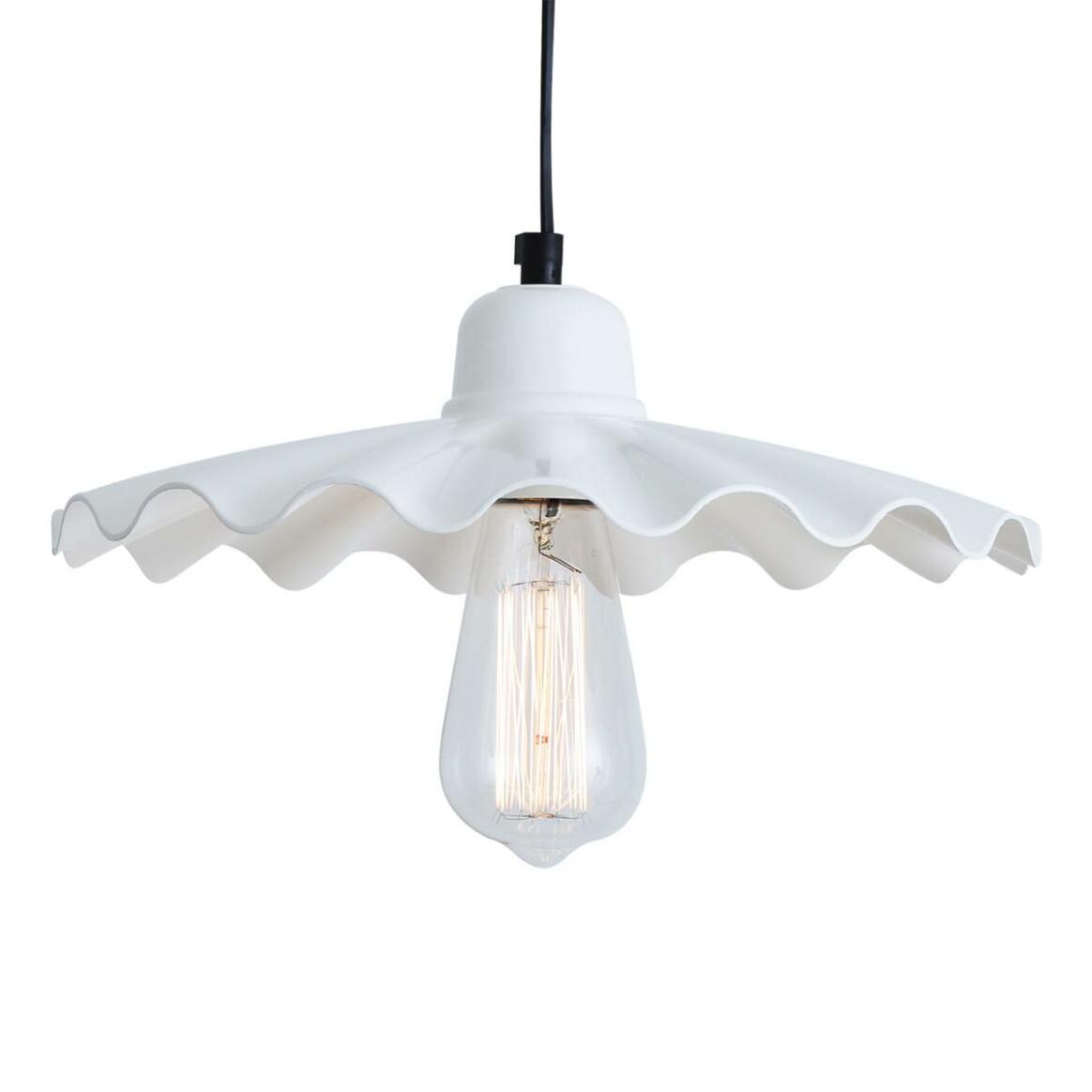 Ardle Ripple Shade Factory Pendant Light 30cm