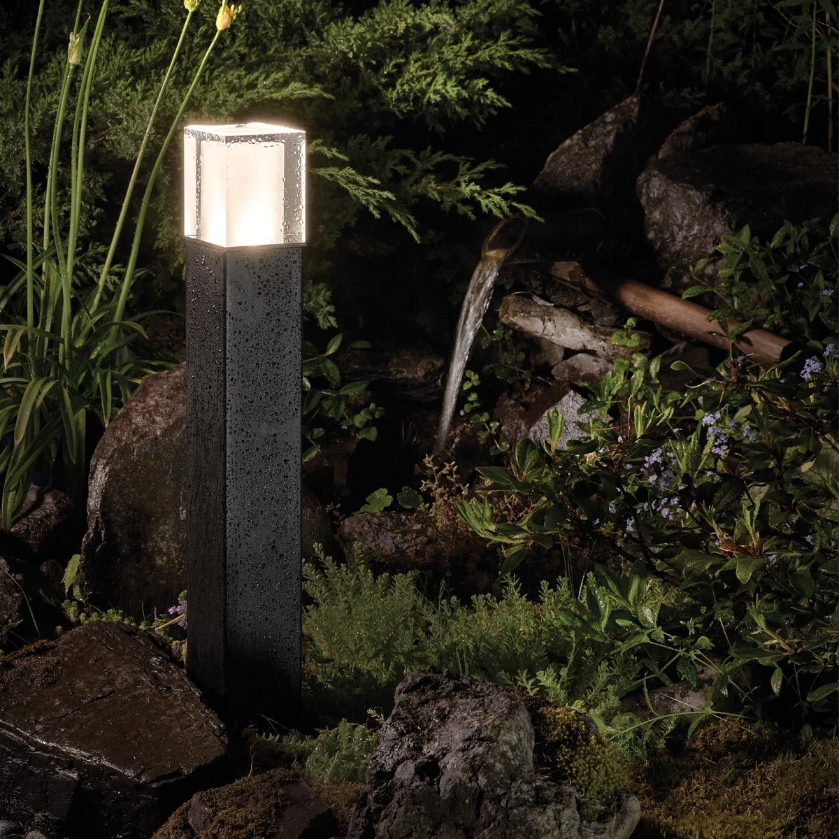 Arendal Large Bollard in Black