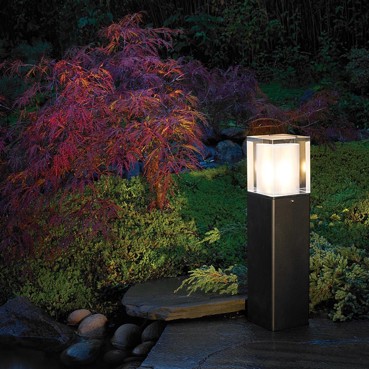 Arendal Medium Bollard in Black