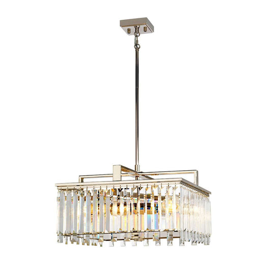 Aries Light Large Chandelier in Polished Nickel