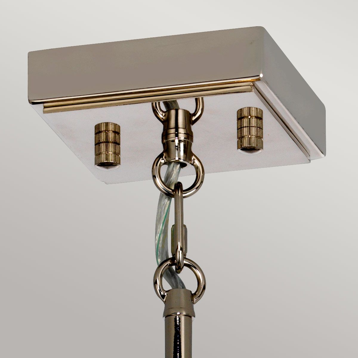 Aries Light Large Chandelier in Polished Nickel