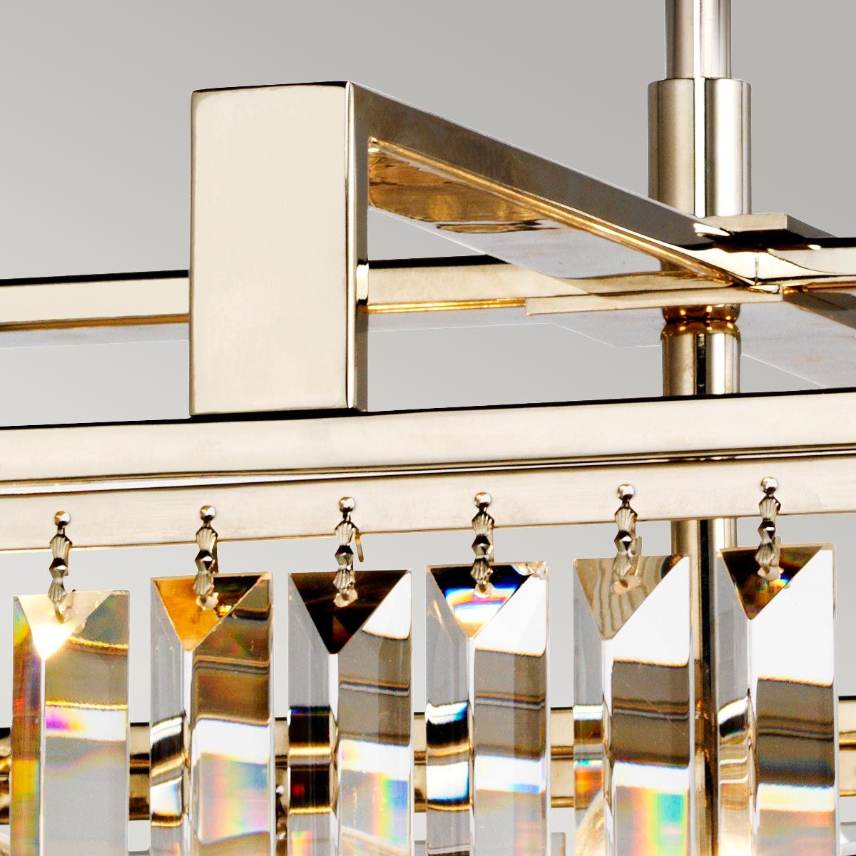 Aries Light Large Chandelier in Polished Nickel