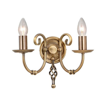Artisan Light Wall Light in Aged Brass