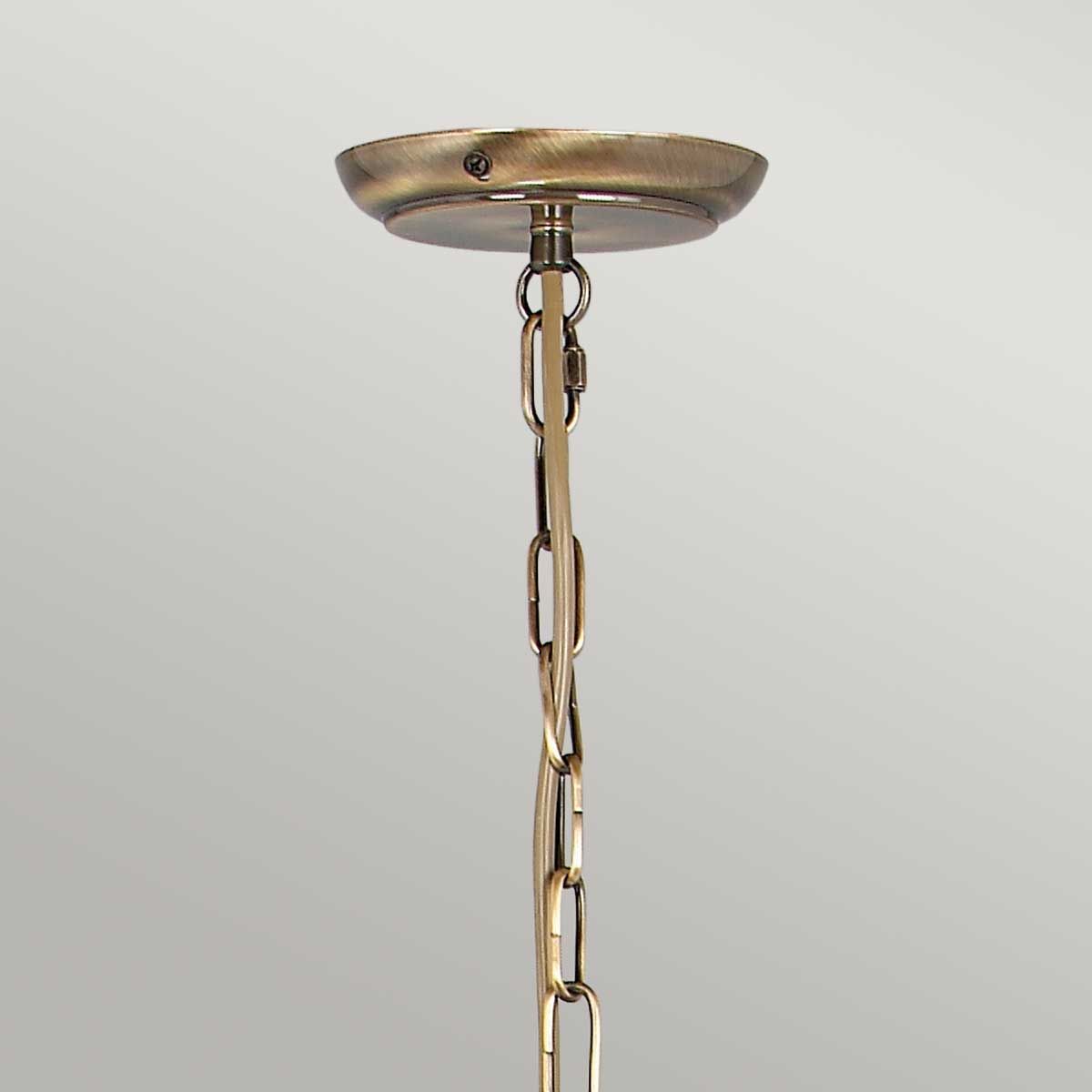 Artisan Light Chandelier in Aged Brass