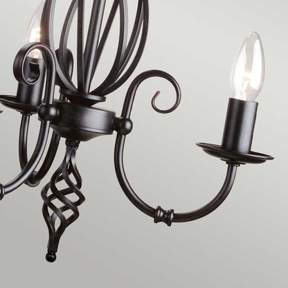 Artisan Light Chandelier in Black