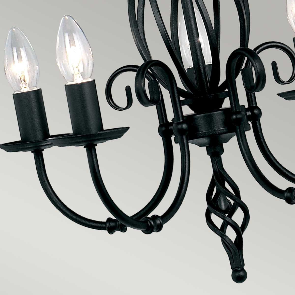 Artisan Light Chandelier in Black