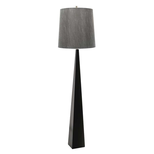 Ascent Light Floor Lamp in Dark Grey Shade in Black