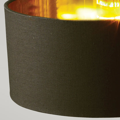 Balance Light Table Lamp in Black Polished Brass with Black Shade