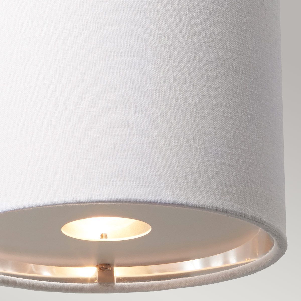 Balance in Light Wall Light in Black Polished Nickel with White Shade