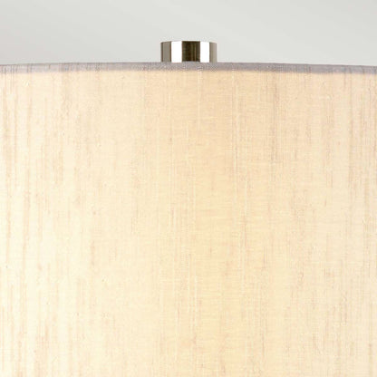 Barbican Light Table Lamp in Graphite with Silver Shade